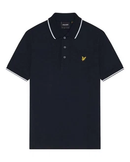 Lyle & Scott Poloshirt Tipped Dunkelblau/Blau