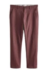 Next Chinohose Slim Fit Dunkelrot/Braun/Bordeaux/Lila/Rot