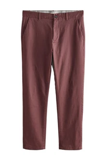 Next Chinohose Slim Fit Dunkelrot/Braun/Bordeaux/Lila/Rot