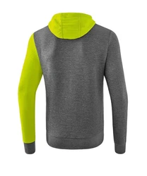 Erima Sweatjacke 5-C Trainingsjacke mit Kapuze Grün/Neonfarben/Gelb
