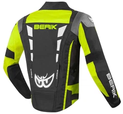 Berik Motorradjacke Torino Evo Gelb/Neonfarben/Grün