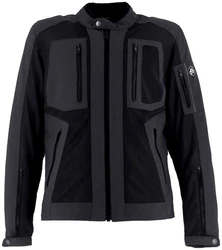 Helstons Motorradjacke Puma Air Schwarz/Dunkelblau/Dunkelgrau/Grau