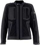 Helstons Motorradjacke Puma Air Schwarz/Dunkelblau/Dunkelgrau/Grau