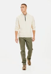 camel active 5-Pocket Jeans Relaxed Fit Dunkelgrün/Khaki