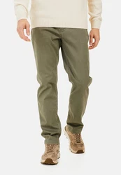 camel active 5-Pocket Jeans Relaxed Fit Dunkelgrün/Khaki