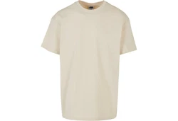 URBAN CLASSICS T-Shirt Heavy Oversized Tee Khaki/Beige/Weiß
