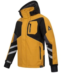 Rock Creek Softshelljacke Herren Wanderjacke H-287 Gelb