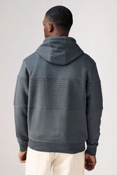 Next Kapuzensweatshirt Hoodie Blockfarben