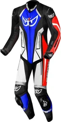 Berik Motorradkombi Losail-R 1-Teiler Rot/Grau/Grün/Mischfarben/Orange