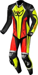 Berik Motorradkombi Losail-R 1-Teiler Grün/Rot