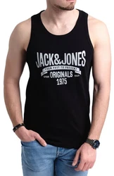 Jack & Jones Tanktop Schwarz/Blau/Hellblau