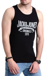 Jack & Jones Tanktop mit Print (2er-Pack) Blau/Rot/Schwarz/Rosa