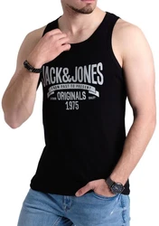 Jack & Jones Tanktop Schwarz/Blau/Hellblau