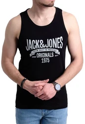 Jack & Jones Tanktop Schwarz/Blau/Hellblau