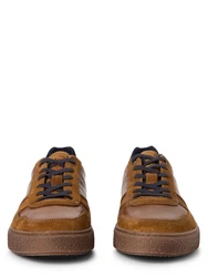 bugatti Sportlicher Schnürschuh Braun/Orange/Beige