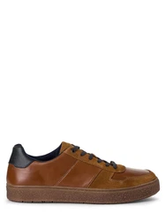 bugatti Sportlicher Schnürschuh Braun/Orange/Beige