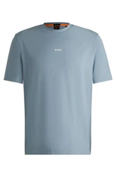 BOSS ORANGE T-Shirt TChup mit Rundhalsausschnitt Grau/Blau/Hellblau
