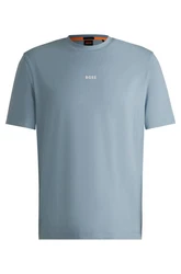 BOSS ORANGE T-Shirt TChup mit Rundhalsausschnitt Grau/Blau/Hellblau