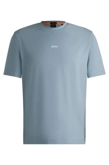 BOSS ORANGE T-Shirt TChup mit Rundhalsausschnitt Grau/Blau/Hellblau