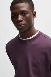 BOSS Sweatshirt 'Westart' Dunkelrot/Lila/Bordeaux
