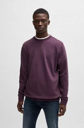 BOSS Sweatshirt 'Westart' Dunkelrot/Lila/Bordeaux