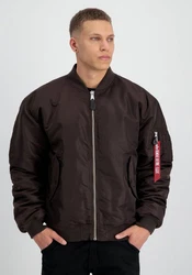 Alpha Industries Bomberjacke MA-1 (CS) Dunkelbraun/Khaki/Braun/Rot