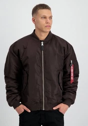 Alpha Industries Bomberjacke MA-1 (CS) Dunkelbraun/Khaki/Braun/Rot
