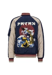 Alpha Industries Puffer Vest Bomberjacke Creme