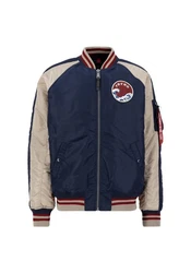 Alpha Industries Puffer Vest Bomberjacke Creme