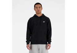 New Balance Kapuzensweatshirt SPORT ESSENTIALS FLEECE HOODIE Schwarz/Dunkelblau