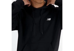 New Balance Kapuzensweatshirt SPORT ESSENTIALS FLEECE HOODIE Schwarz/Dunkelblau