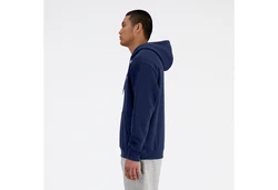 New Balance Kapuzensweatshirt SPORT ESSENTIALS FLEECE HOODIE Dunkelblau/Blau/Hellblau