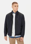 camel active Blouson mit Stehkragen Markenlogo Dunkelblau/Hellblau/Schwarz/Braun
