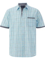 Babista Kurzarmhemd Style GIDONA Blau/Türkis/Hellblau/Grün