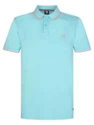 Petrol Industries Poloshirt 'Wave' Grün/Hellblau/Türkis/Blau