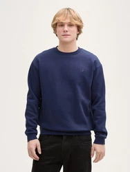 TOM TAILOR Denim Sweatshirt Dunkelblau/Blau/Hellblau