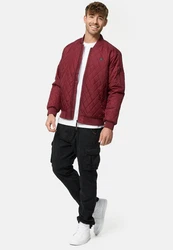 Indicode Herren Novak Bomberjacke Dunkelrot/Rot/Bordeaux
