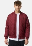 Indicode Herren Novak Bomberjacke Dunkelrot/Rot/Bordeaux