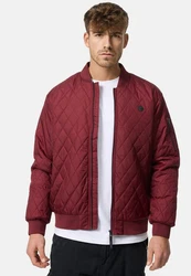 Indicode Herren Novak Bomberjacke Dunkelrot/Rot/Bordeaux
