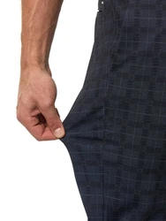 Indicode Herren Rodekro Chinohose Super Stretch mit 4 Taschen Dunkelblau/Blau/Grau/Hellblau