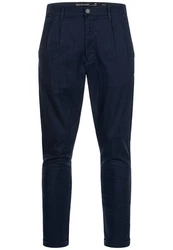 Indicode Leinenhose Cunningham Dunkelblau