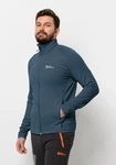 Jack Wolfskin Fleecejacke BAISELBERG FZ Dunkelblau/Grau/Hellblau