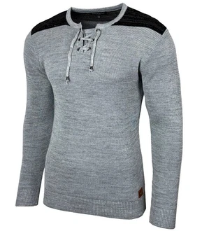Baxboy Strickpullover V-Neck Herren Grau/Hellgrau/Dunkelgrau Baxboy Strickpullover V-Neck Herren Grau/Hellgrau/Dunkelgrau