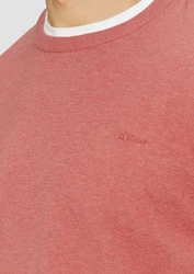 s.Oliver Strickpullover Rundhals  Rot/Rosa/Braun