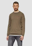 s.Oliver Strickpullover Rundhals  Khaki/Dunkelgrün/Beige/Braun