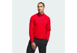 ADIDAS GOLF Sportsweatshirt LIGHTWEIGHT HALF-ZIP OBERTEIL Rot