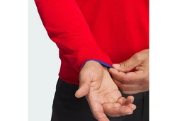 ADIDAS GOLF Sportsweatshirt LIGHTWEIGHT HALF-ZIP OBERTEIL Rot