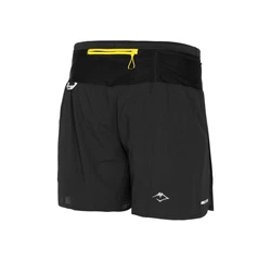 ASICS Sporthose Fujitrail gelb / schwarz / weiß
