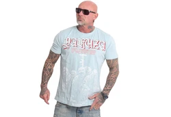 YAKUZA T-Shirt Bark Weiß/Grau/Rot/Dunkelrot