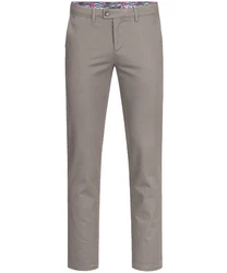 GREIFF Anzughose Greiff CASUAL Herren Chino-Hose Regular Fit Kitt/Beige